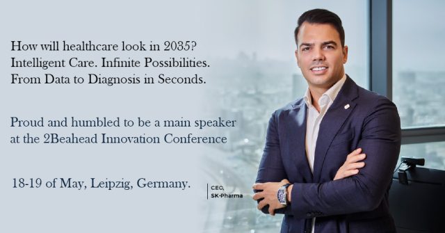illustrative image to post "SK-Pharma is proud of our CEO’s participation at the 2Beahead Innovation Conference in Leipzig, Germany "